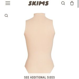 Skims bodysuit in sandstone size s / m